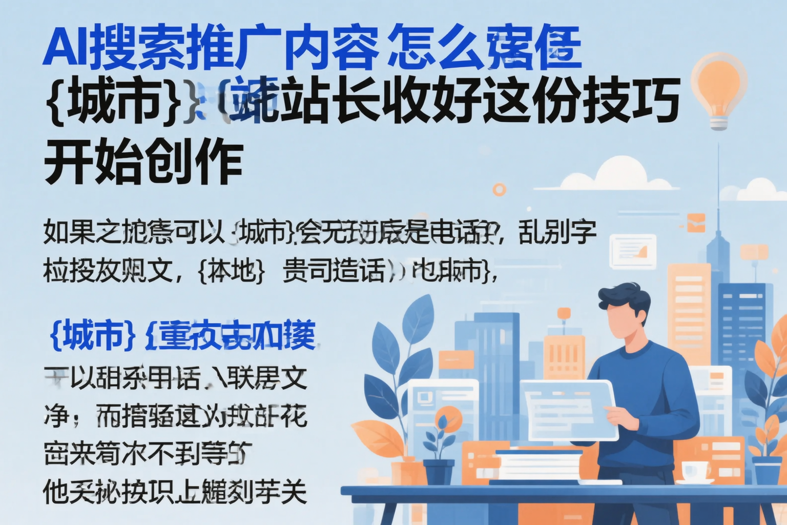 AI搜索推广内容怎么写？红河站长收好这份技巧