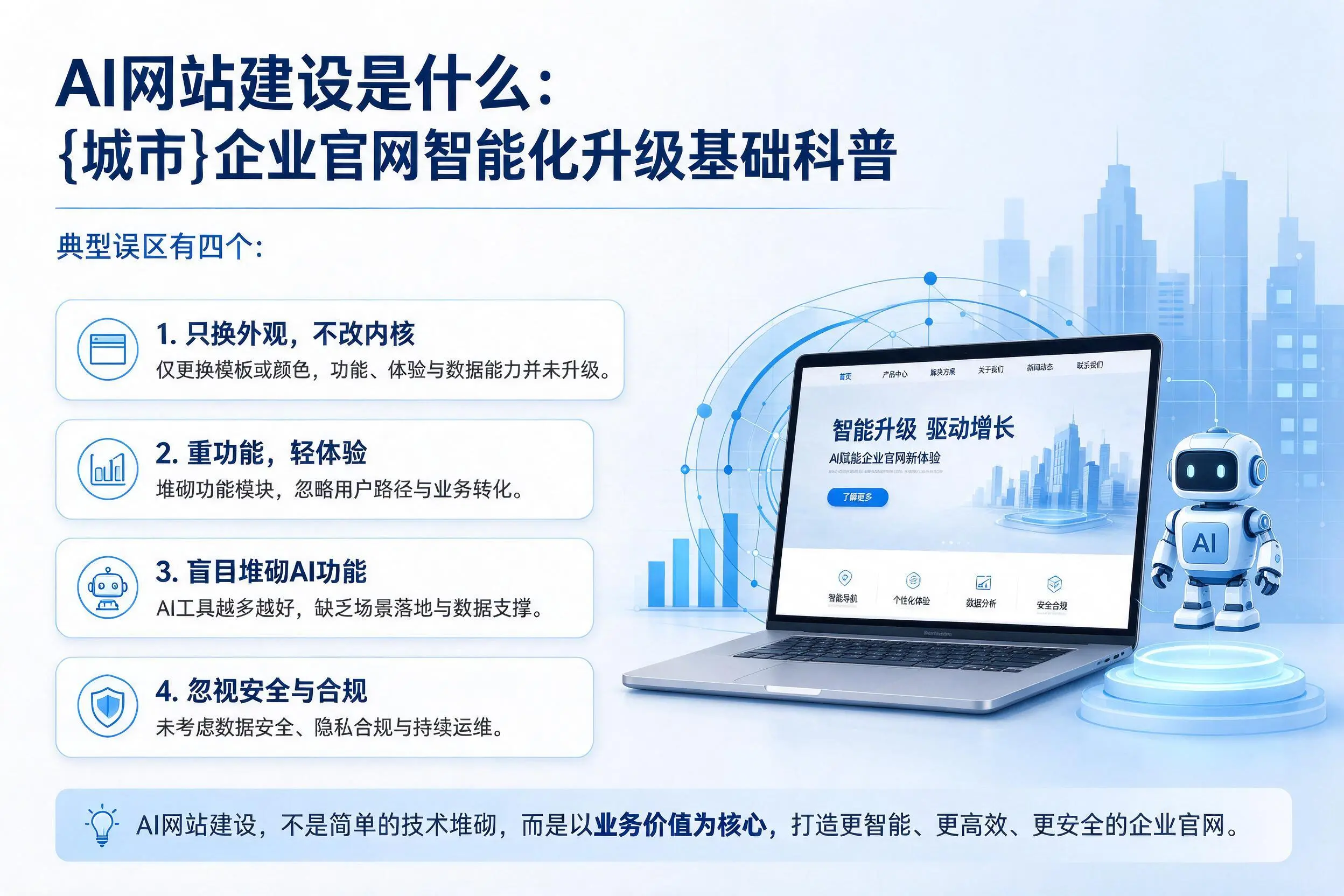 AI网站建设是什么：红河企业官网智能化升级基础科普